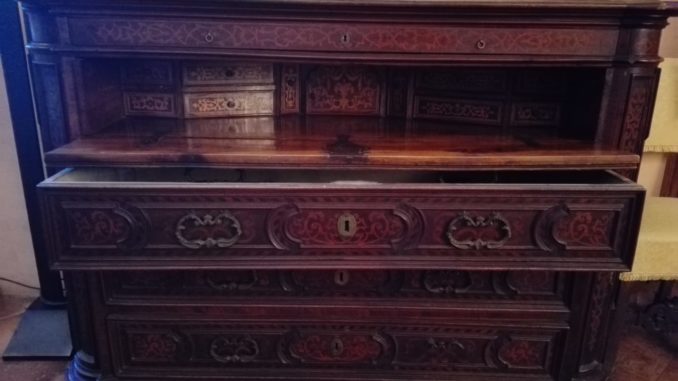 Cassettone del Settecento - Sala Nuziale Rocca Fontanellato