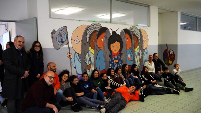 Collecchio Inaugurato Alla Scuola Media Il Murale Degli Alunni