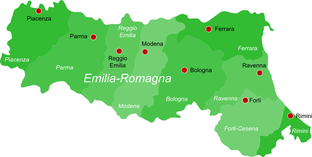 Donde esta emilia romagna