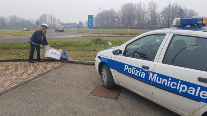 Rifiuti domestici abbandonati