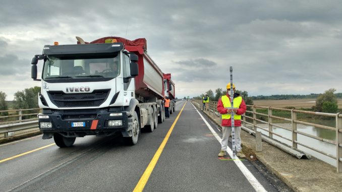 Prove di carico sul ponte verdi