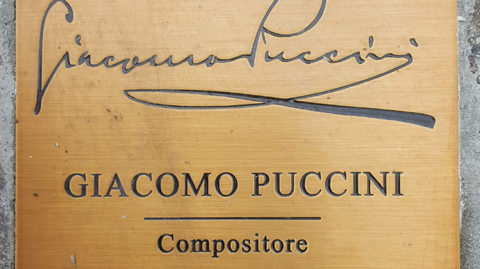 Pietra dedicata a Giacomo Puccini, credit Museo Renata Tebaldi, Busseto