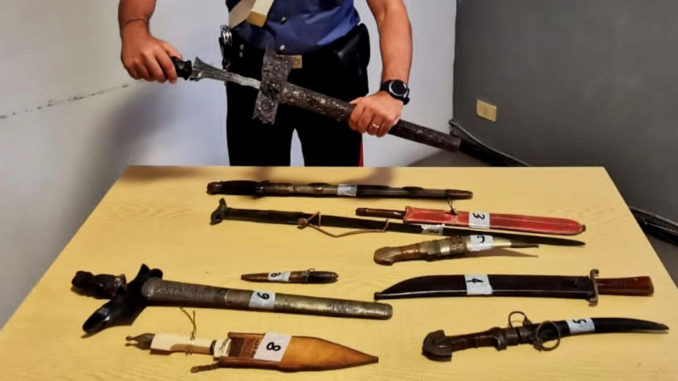 Sequestro armi Fidenza 1