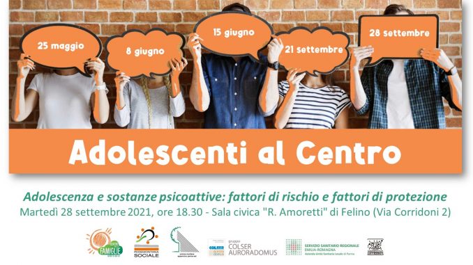 Adolescenti al centro - banner evento 5 aggiornato