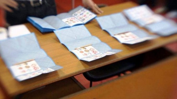 scheda elettorale votazioni
