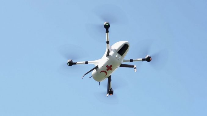 Drone Eurolink Unicusano decollo