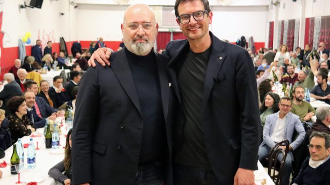 Guerra e Bonaccini sul palco