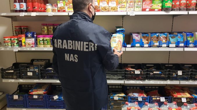 NAS PArma controlli alimenti etnici
