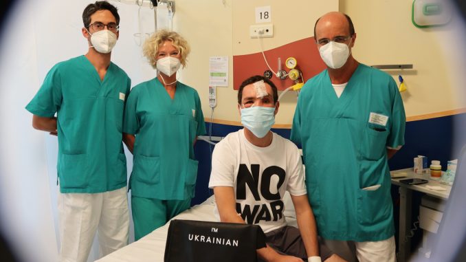 soldato ucraino con equipe