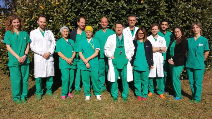 Equipe intervento salva organo