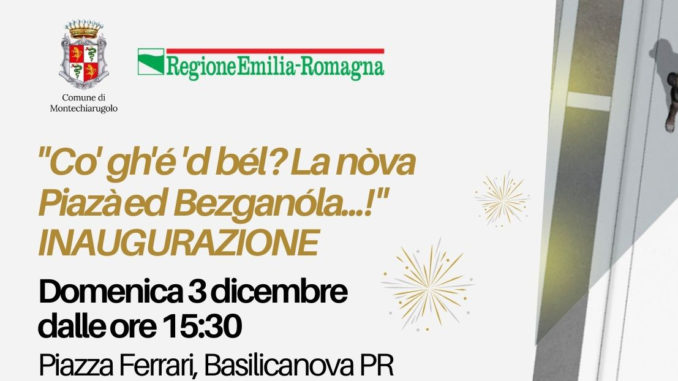 La nuova Piazza Incontro pubblico - Inaugurazione