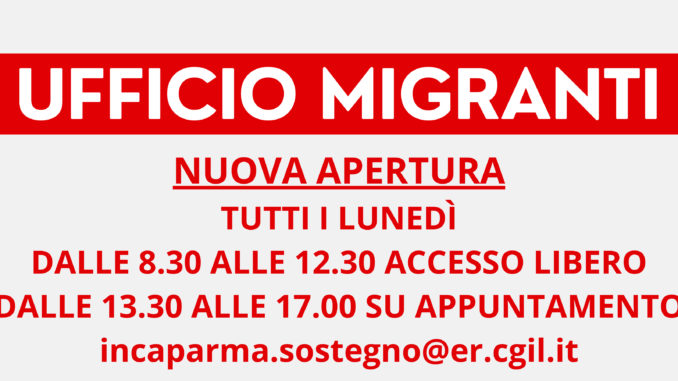 UFFICIO MIGRANTI