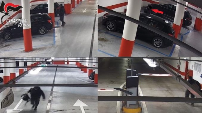 02.02.2024 Parma Fotof urto auto in sosta