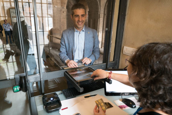 2018 09 20 Pizzarotti Guerra inaugurazione biglietteria Pilotta-1