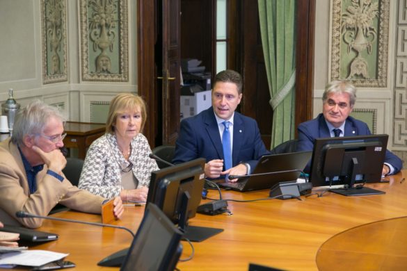 2018 10 31 Ferretti Rossi Giorgi Pres bilancio sindacati-2