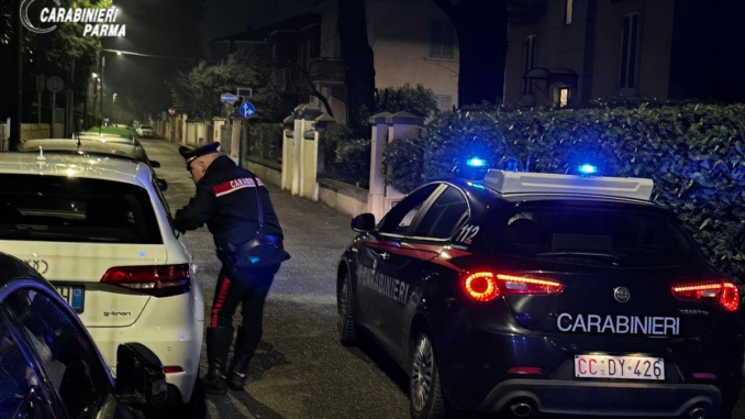 27.02.2025 Parma foto 1 x arresto tentato furto su auto in sosta