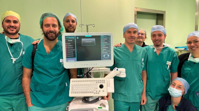gruppo alcuni componenti unità operativa di urologia ospedale di vaio