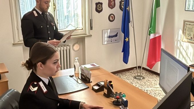 26.05.2025 Fidenza foto 1 persona denunciata per truffa spoofing