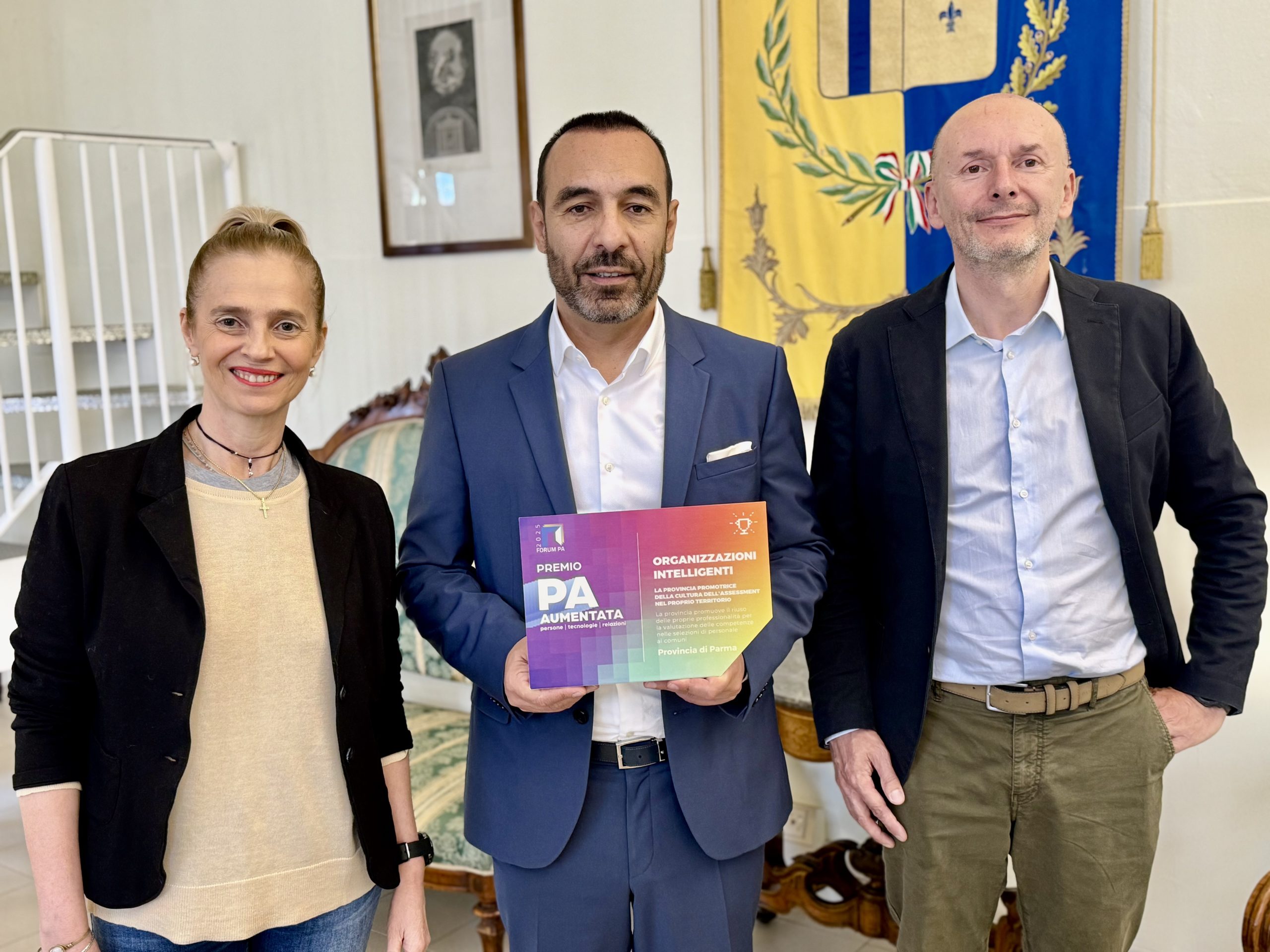 FORUM PA ROMA Premiata la Provincia di Parma Per le politiche di ricerca del personale