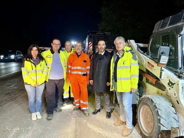 FIDENZA ASFALTI DI NOTTE SULLA SP12 Per non creare disagi al traffico (1)