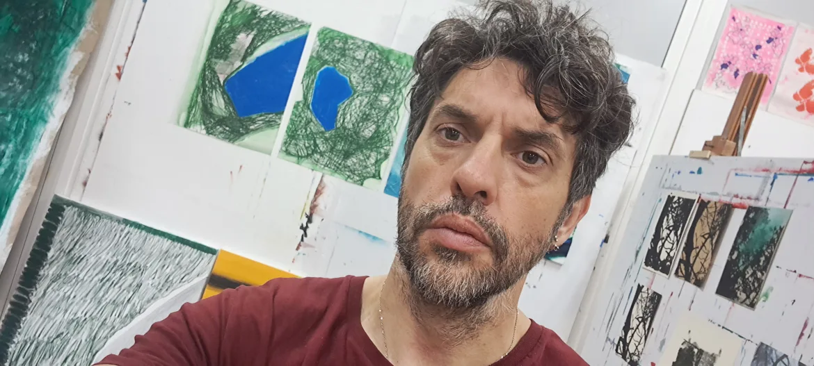 Nello studio di Tommaso Villani a Bilbao