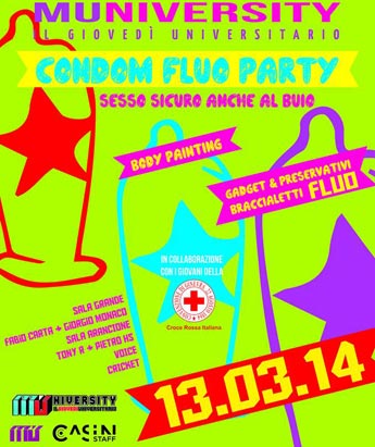 Condom Fluo Party @ Muniversity 
